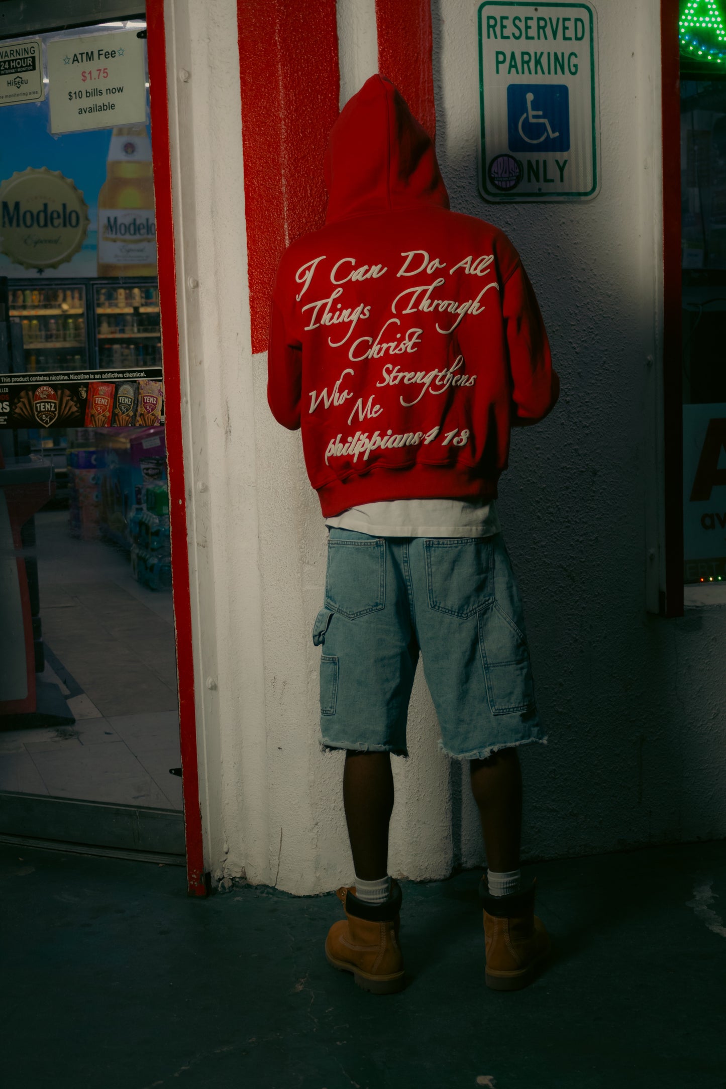 Red " Return" Hoodie