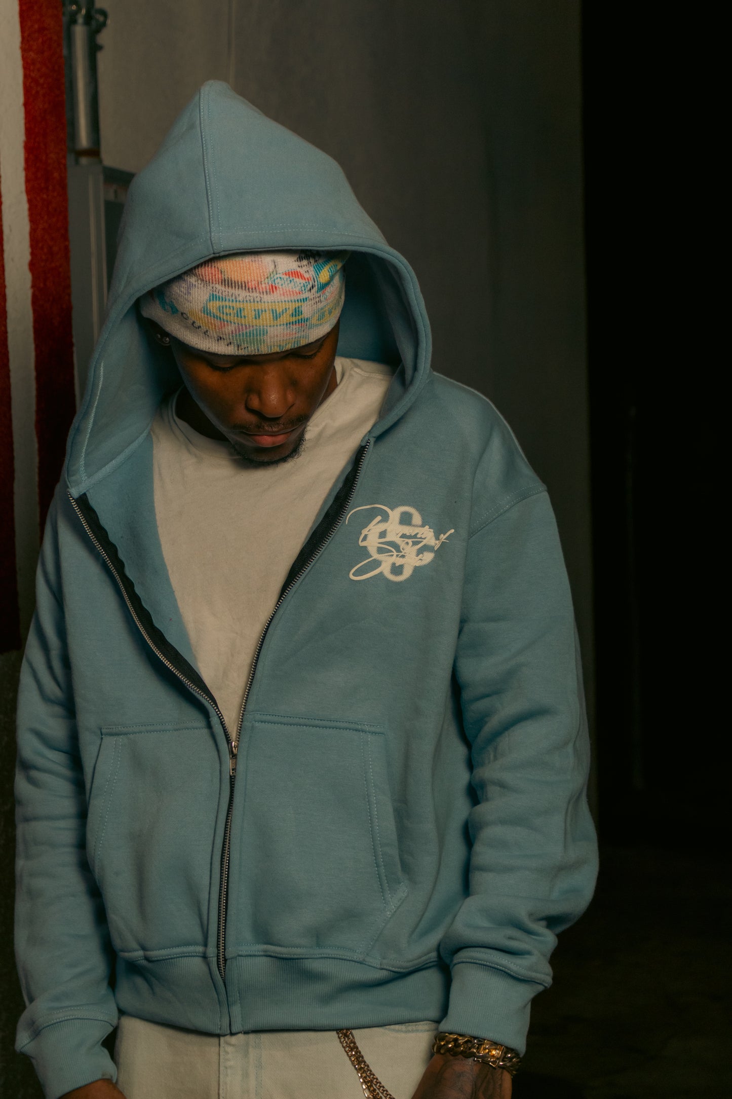 Baby Blue " Return" Hoodie